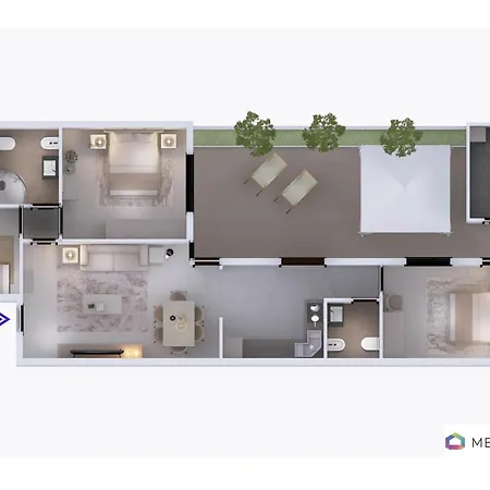 Terrace - Belcanto Appartement Viareggio